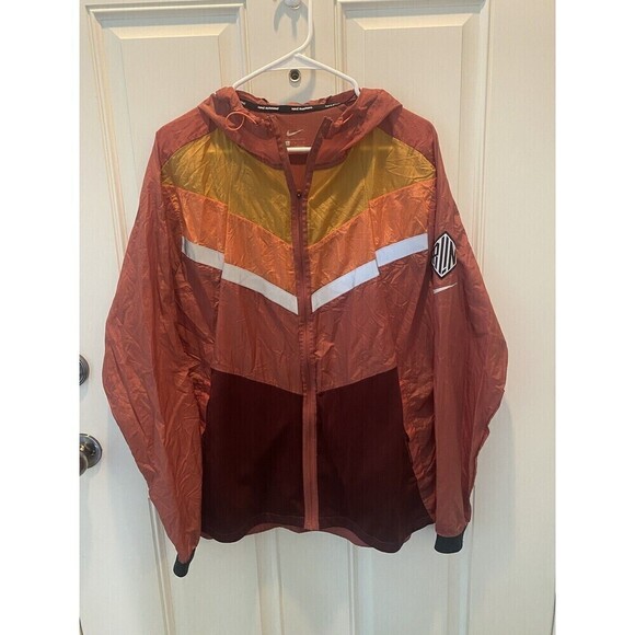 Mens Nike Windrunner Windbreaker Running Tech Jacket Black CU5738-652 Large L - Picture 7 of 16